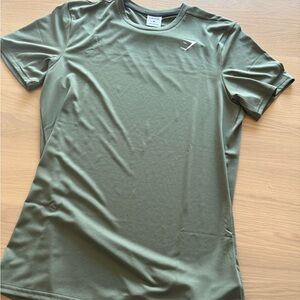 Gymshark Olive Short Sleeve Tee